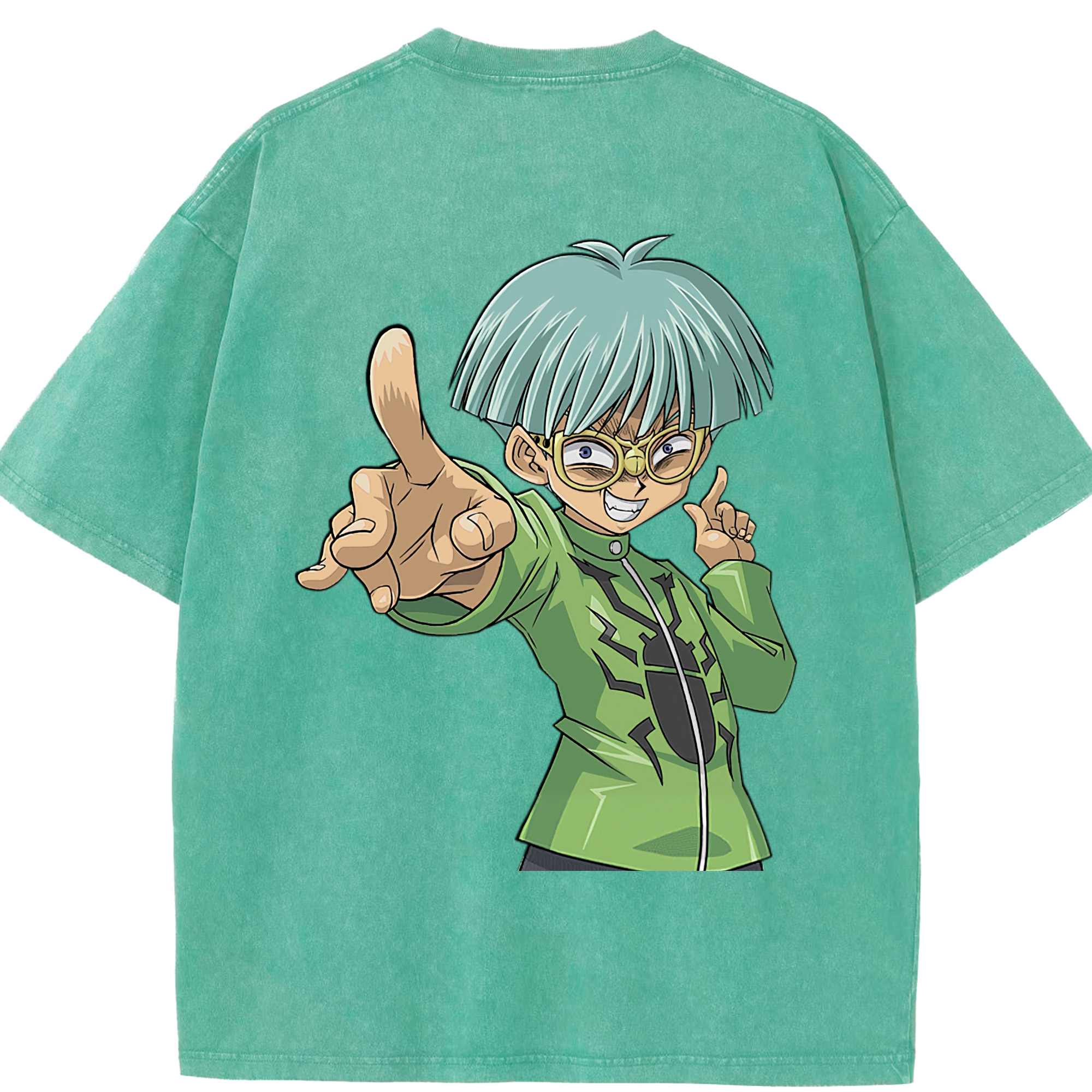 （画像用） 遊☆戯☆王 Yu-Gi-Oh! 綿100% ヴィンテージ風 半袖Tシャツ（背面プリント）